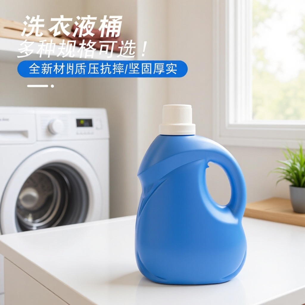 厂家现货供应多功能2L洗衣液桶塑料包装桶洗衣液分装桶pe塑料