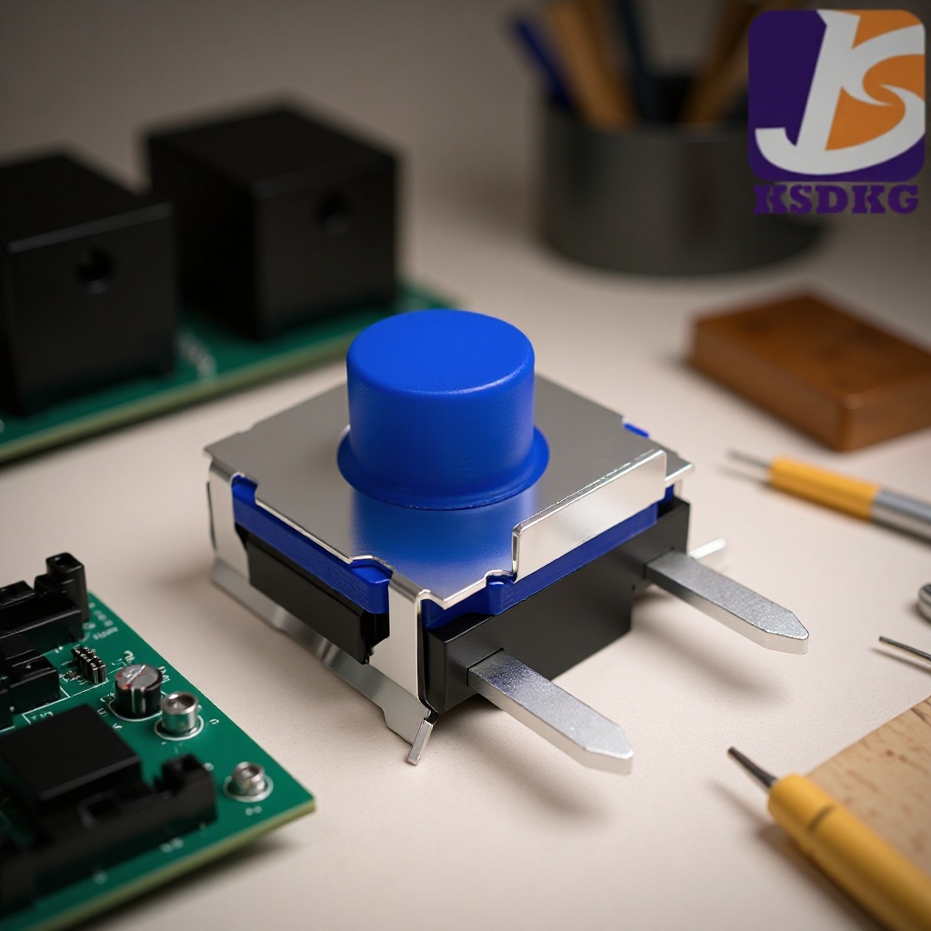 现货批发硅胶轻触开关 耐高温不锈钢优质弹片 蓝色硅胶微动