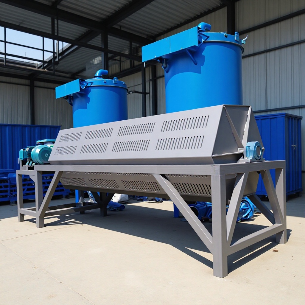 6米抽尘式火烧铁干磨机 注水式滚筒抛光机 批量去油锈研磨机