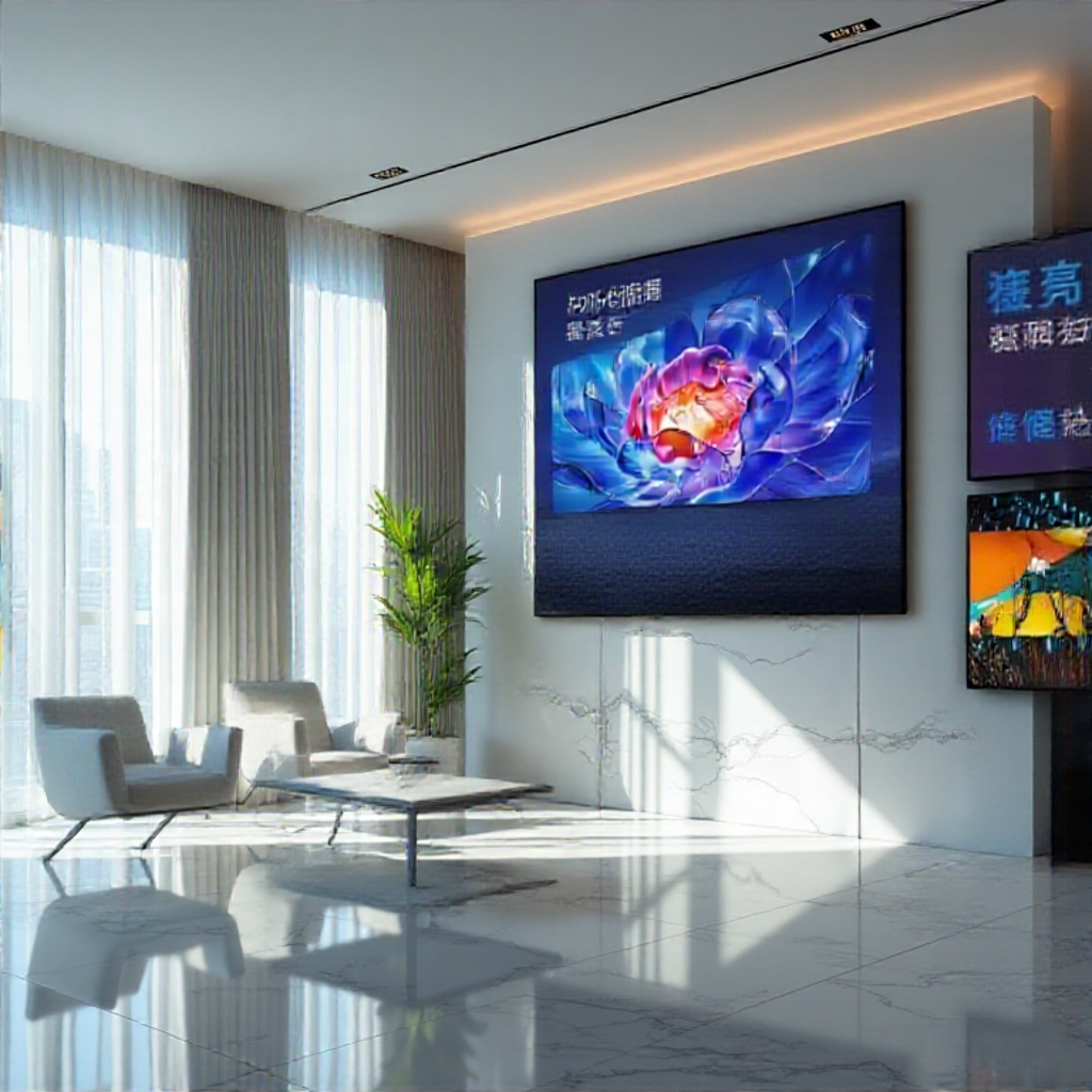 工厂直销75寸全面屏智能液晶电视酒店KTV专用液晶电视4K