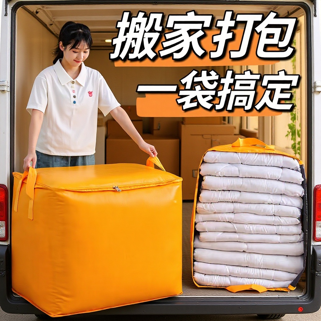 搬家打包袋超大容量加厚宿舍被子衣物行李耐磨防水袋子收纳