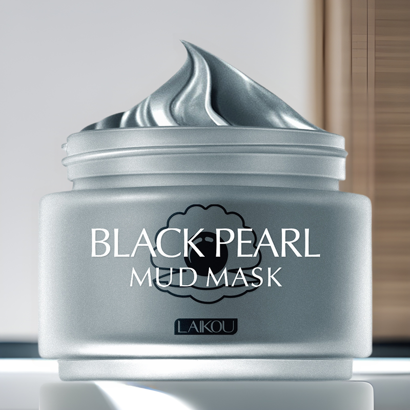 Cross-border laco black pearl mask mud 85g hydrating, moisturizing and cleaning pores factory in stock a generation of hair