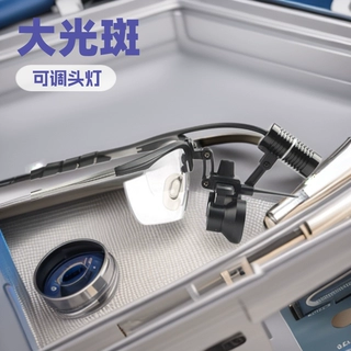 外科手术医用头灯放大镜组合 大视场大光斑 色温可选 倍率可选