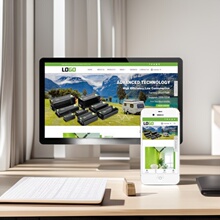 建站搭建电源设备网站模板带自适应手机端php商城系统网站建设