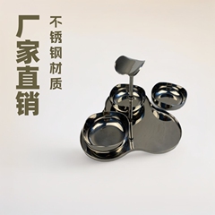 厂家直销不锈钢款式D收纳点心盘款式D收纳点心盘
