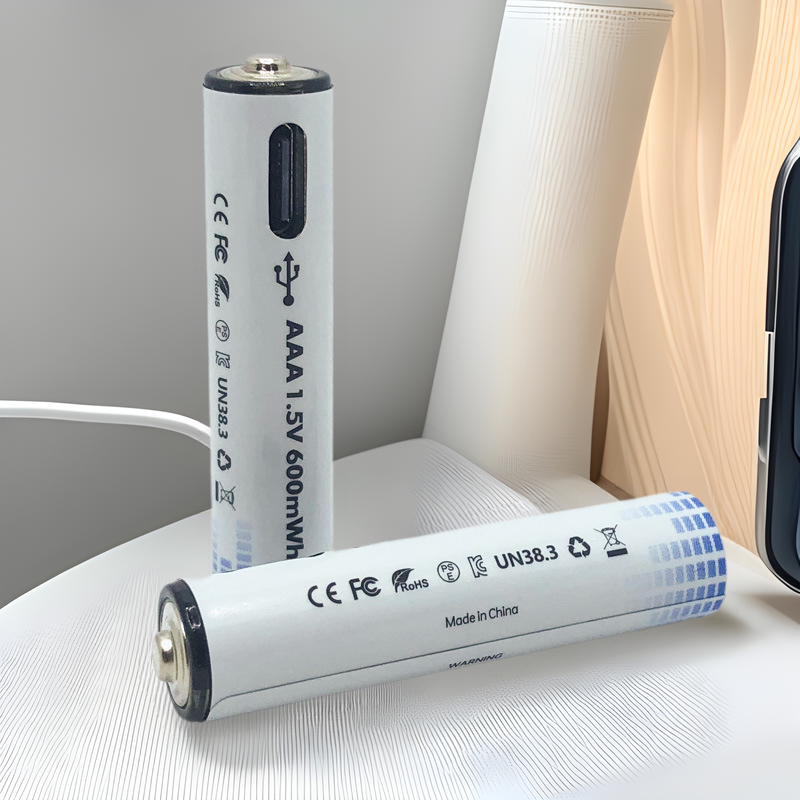 诺星7号充电锂电池 USB充电电池600mWh 遥控器AAA锂电池1.5V恒压