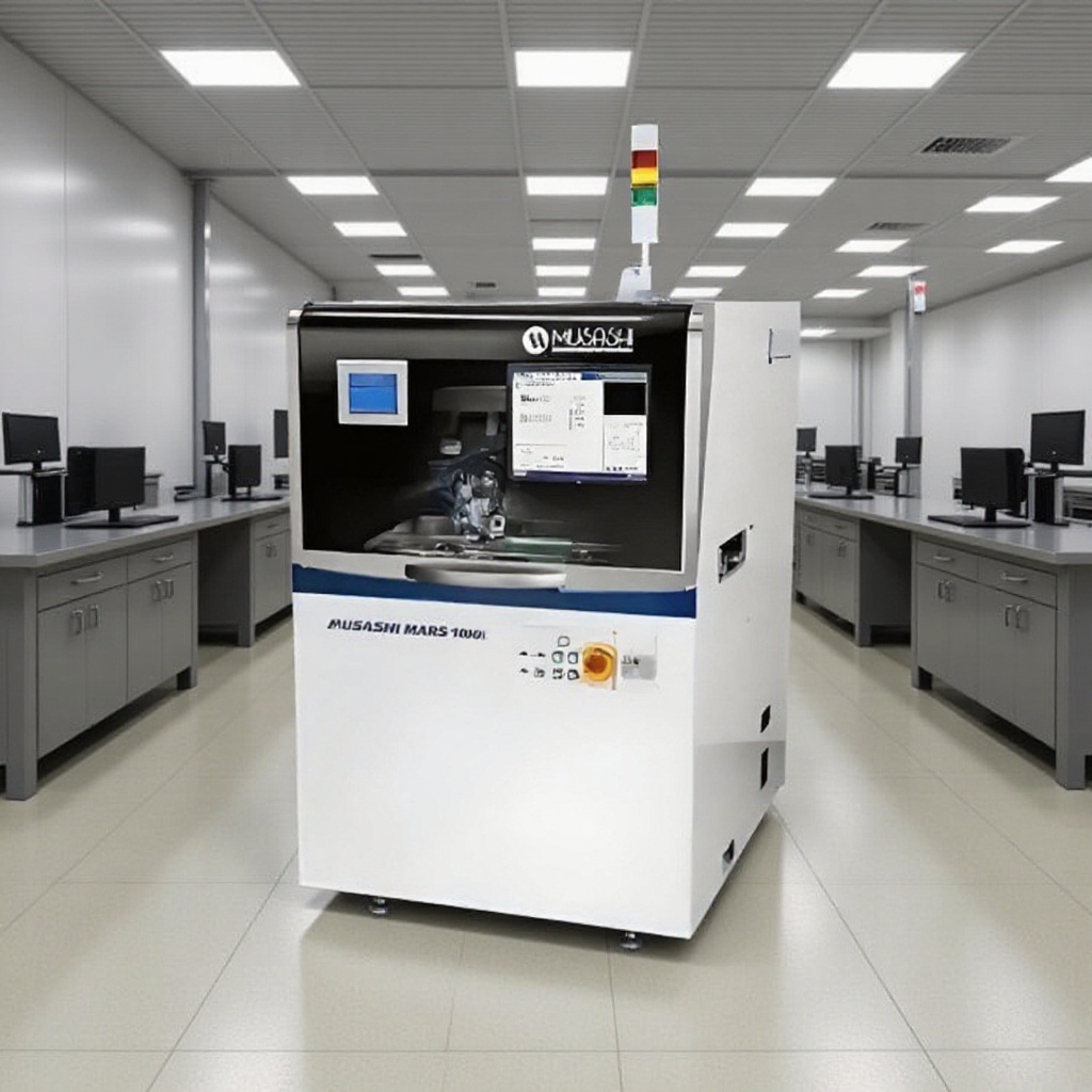 9.5成新日本武藏FAD2500全自动点胶机 售后服务有保障 点胶