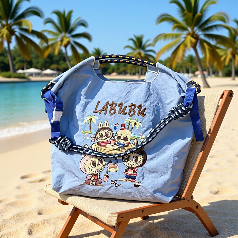 Factory Direct Sales Japanese Embroider Bag Ballchain Nylon Shoulder Bag Tagi Bag Women's Crossbody Tote Bag Factory Direct Sales Japanese Embroider Bag Ballchain Nylon Shoulder Bag Tagi Bag Women's Crossbody Tote Bag