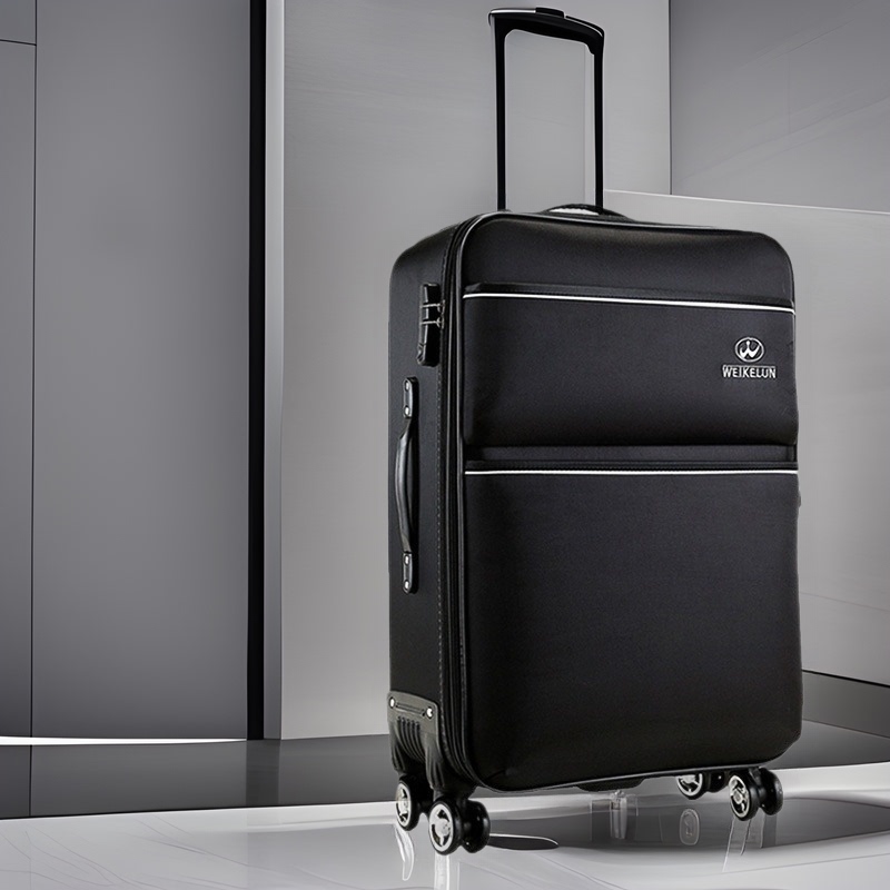 Large Capacity Waterproof Oxford Cloth Luggage Case Men and Women Suitcase Universal Wheel Student Trolley Case Password Box Cloth Box