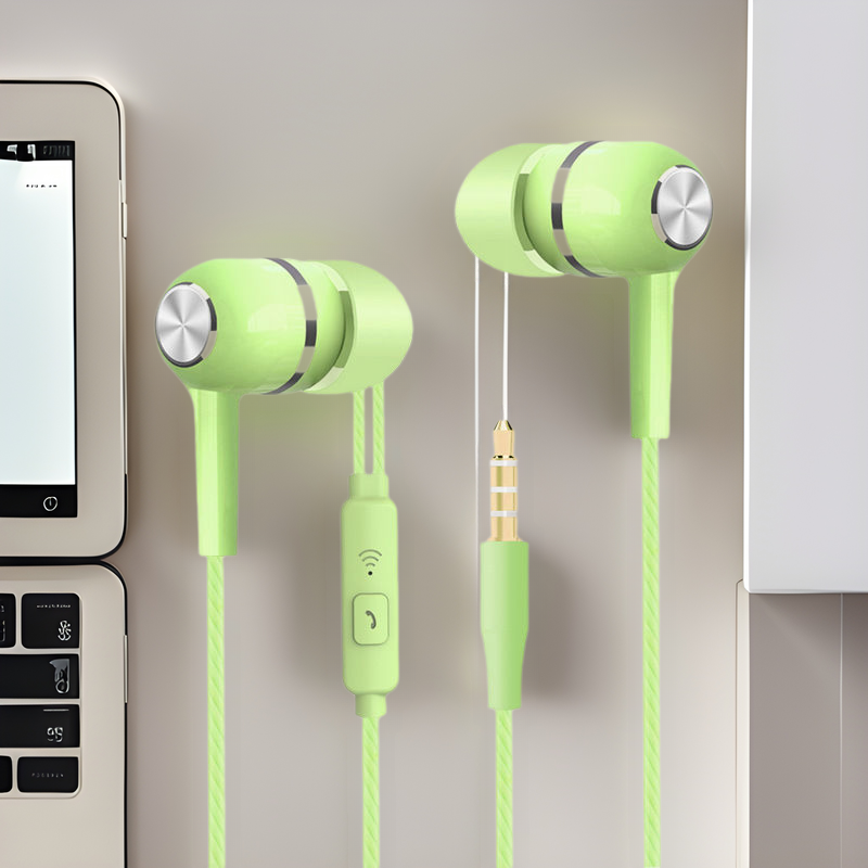 Factory Direct sales in-ear suitable for oppov Huawei ivo Xiaomi wired headset with microphone Android mobile phone Universal