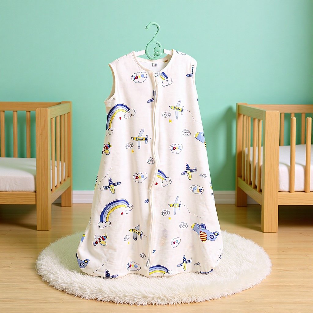 Sleeping Bag Baby Spring and Summer Anti-Kick Quilt Baby Four-Season Universal Blanket Newborn Jump Blanket Spring and Summer Pure Cotton Swaddle
