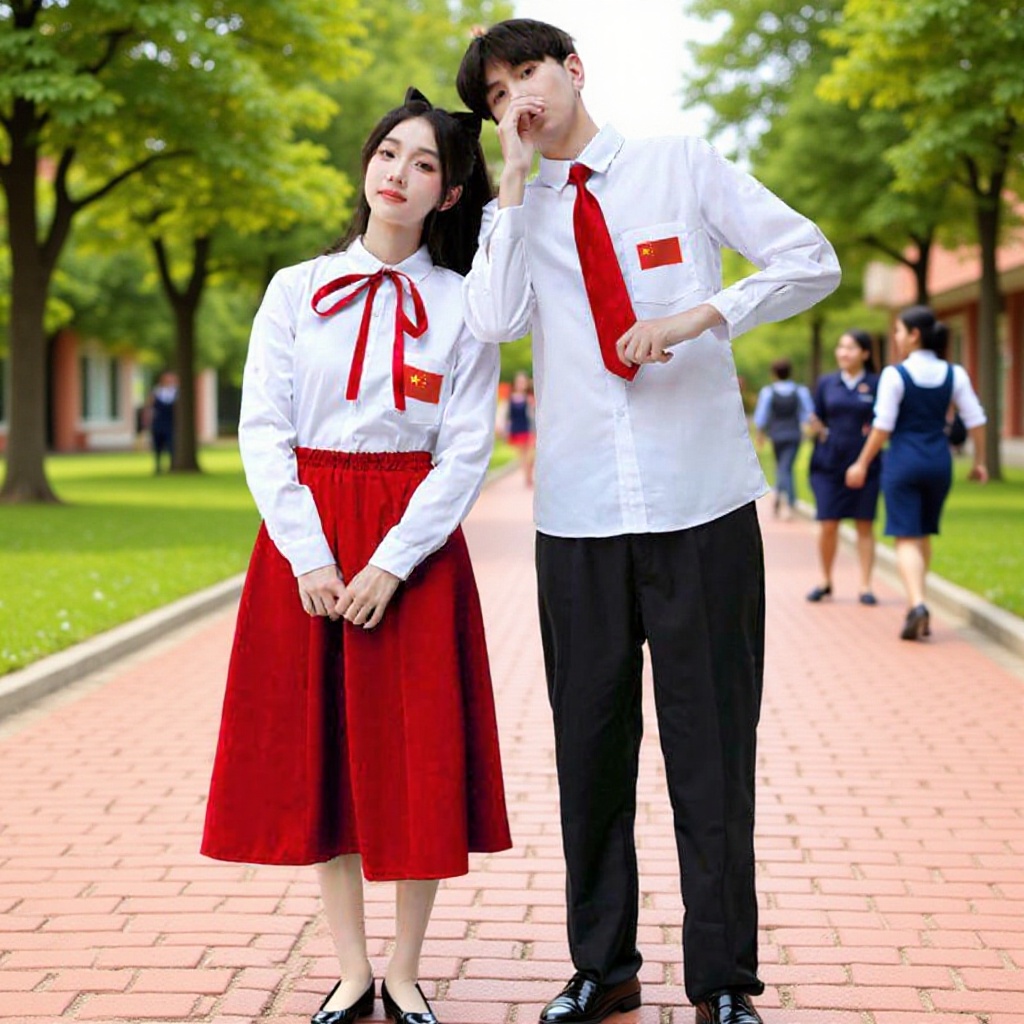 Primary and Secondary School Students' Sports Meet Graduation Class Uniforms, Choir Performance Costumes, Campus-Style Bachelor's and Master's Degree Gowns