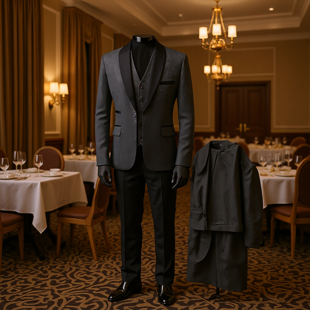 Suit Groom Suit suit Men's Three-Piece Set Slim-Fit Korean Style Wedding Dress Business Casual Handsome Suit Men's Suit