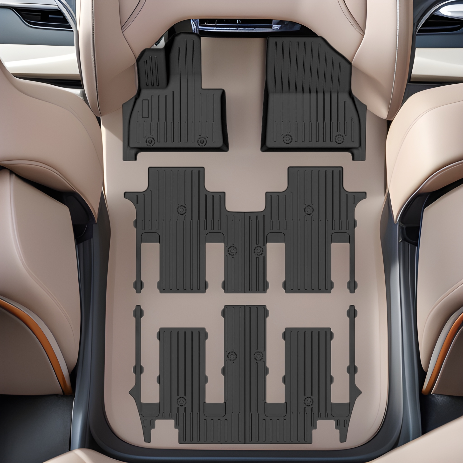 Suitable for 25 years BYD summer car mat special car mat all-weather TPE car mat tailbox mat