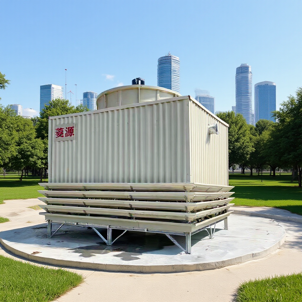 供应工业冷却塔逆流式方塔250吨制造大水量循环系统低噪型塔型