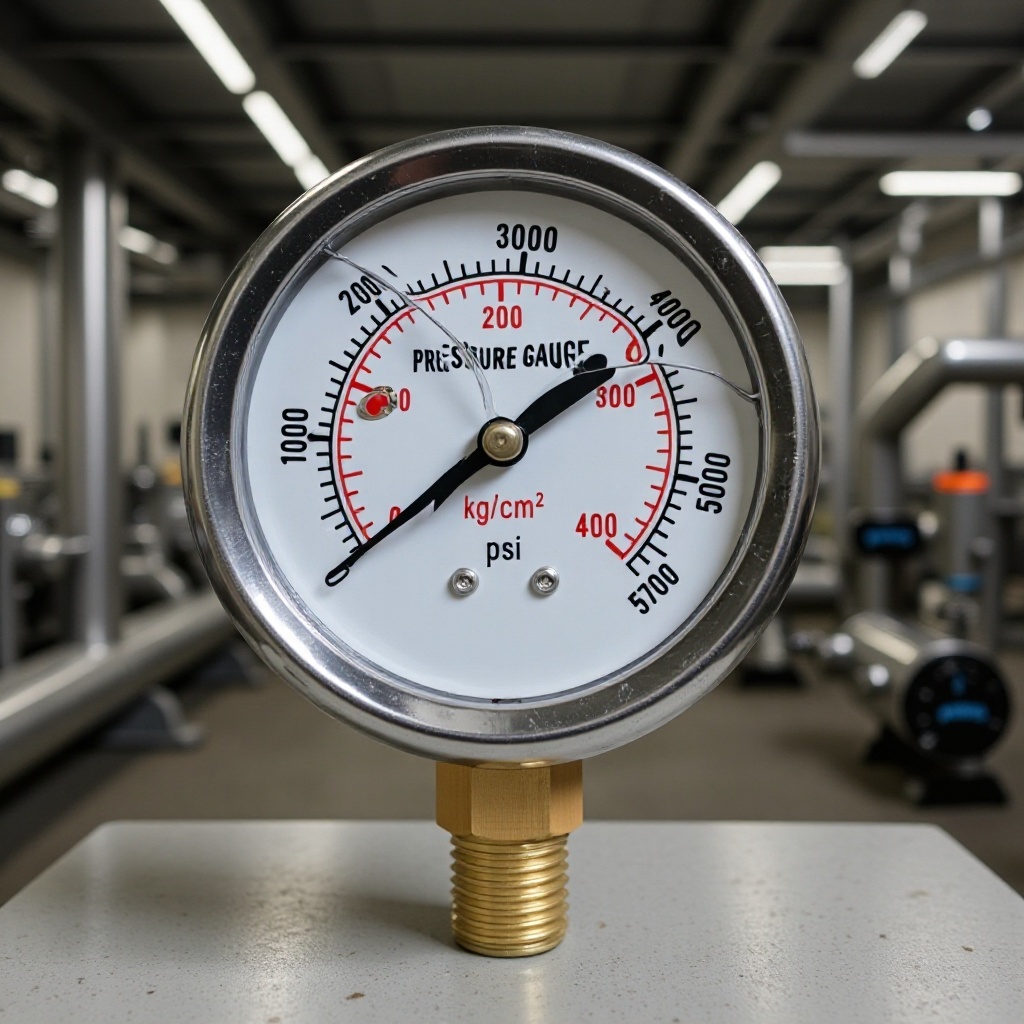 Precision Pressure Gauge Y60 Threaded Connection 0-40Mpa Stainless Steel Shock-Resistant Air Pressure Gauge Industrial Pressure Instrument
