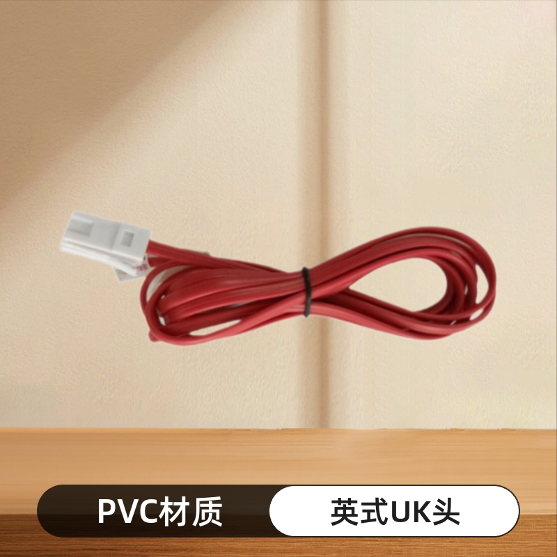 东莞厂家生产英式UK头PVC材质PP芯线电话连接通讯线英式电话线