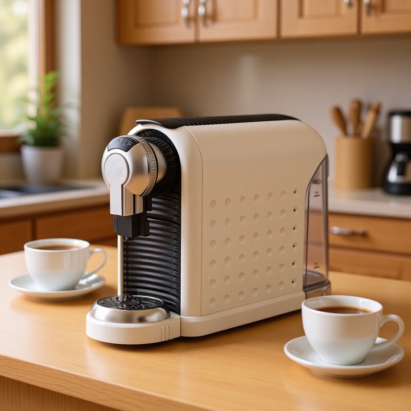 Capsule Coffee Machine with Milk Frother Factory Wholesale Foreign Trade Fully Automatic Concentrated Capsule Coffee Machine Manufacturer