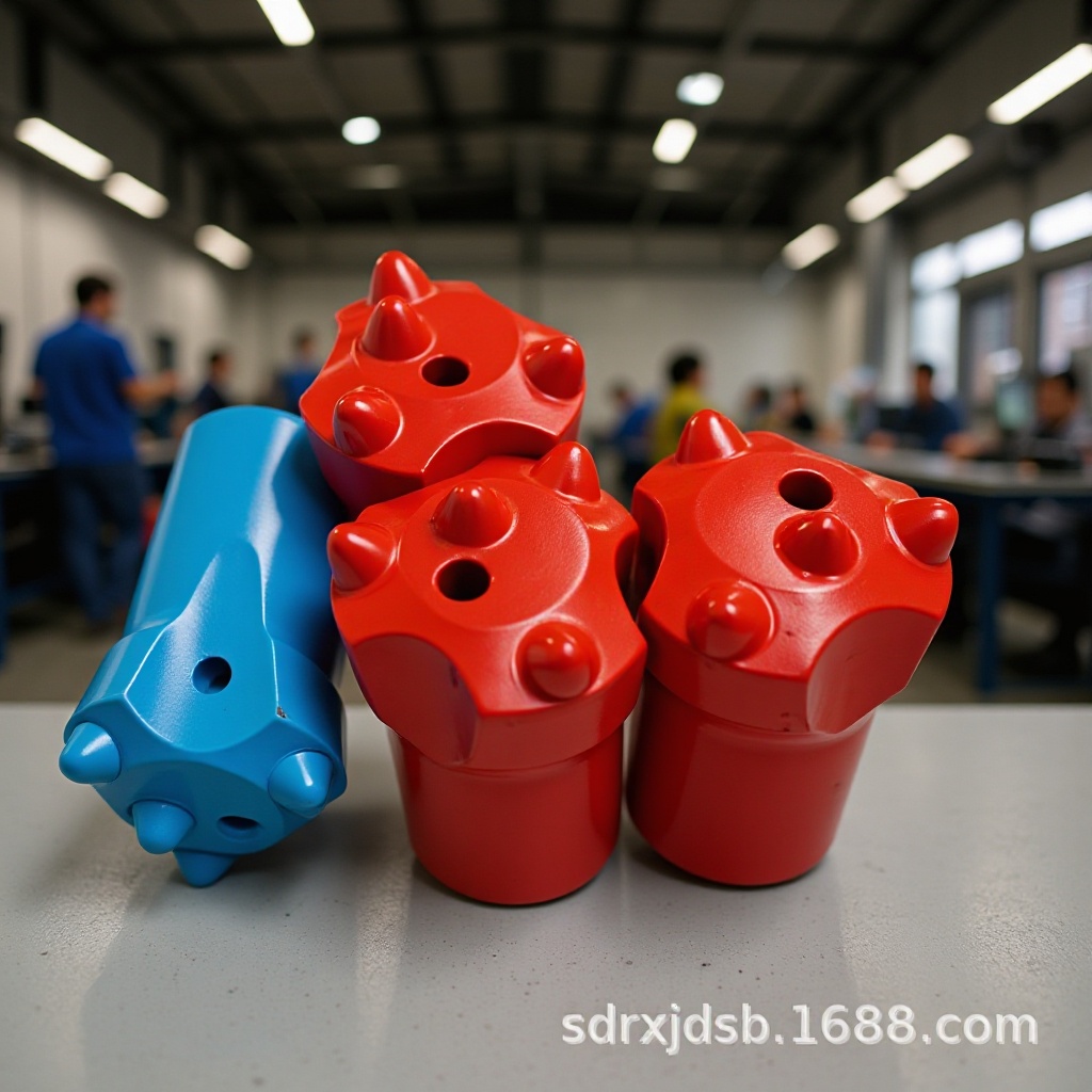 球齿钎头厂家现货直供高强 50潜孔柱齿钎头硬质合金钻头