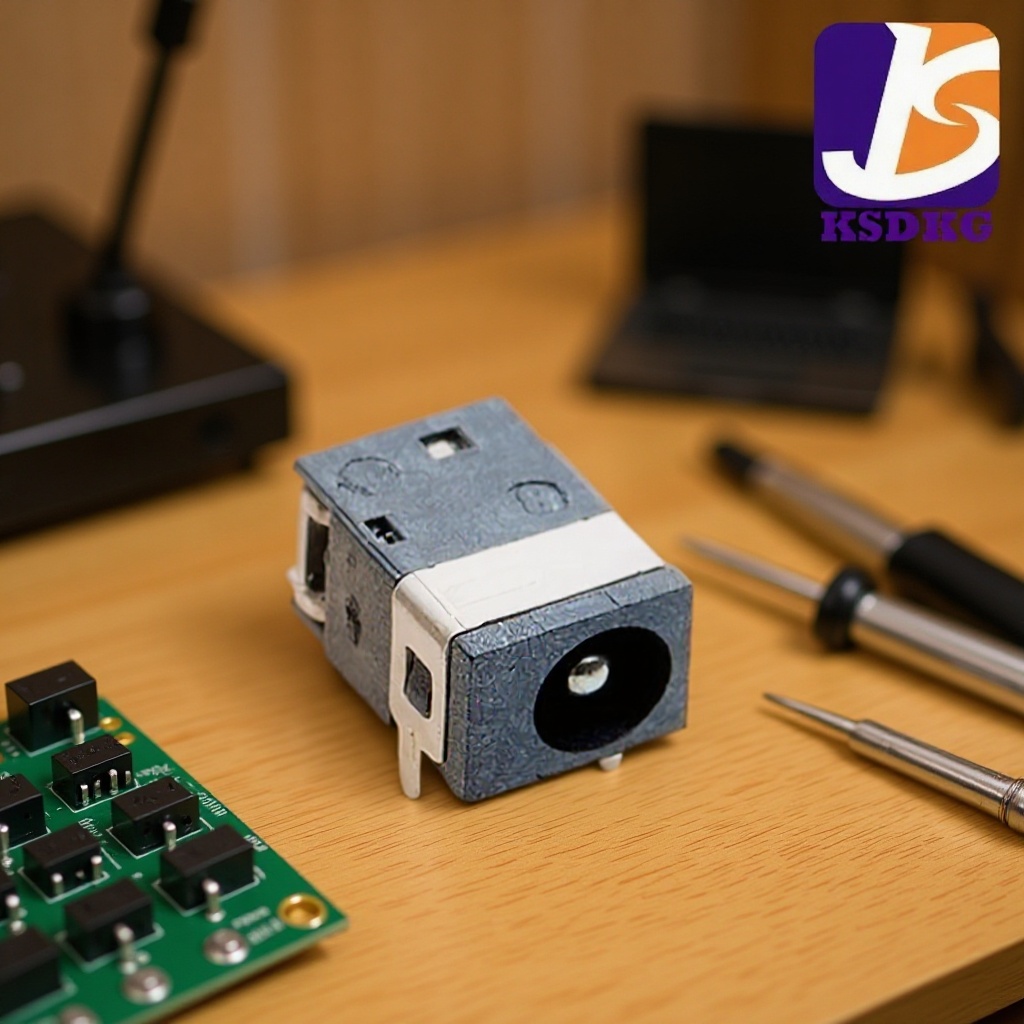 贴片DC插座四脚 大电流DC插口 贴片DC插座6.6*5 贴片DC母座大电流