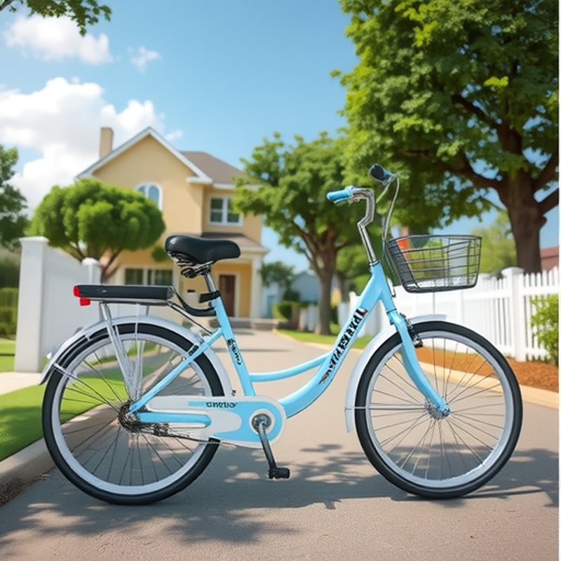 Factory Customized 24 Inch 26 Bicycle Women's Adult Solid Lady Retro Adult Student Princess City Commuter