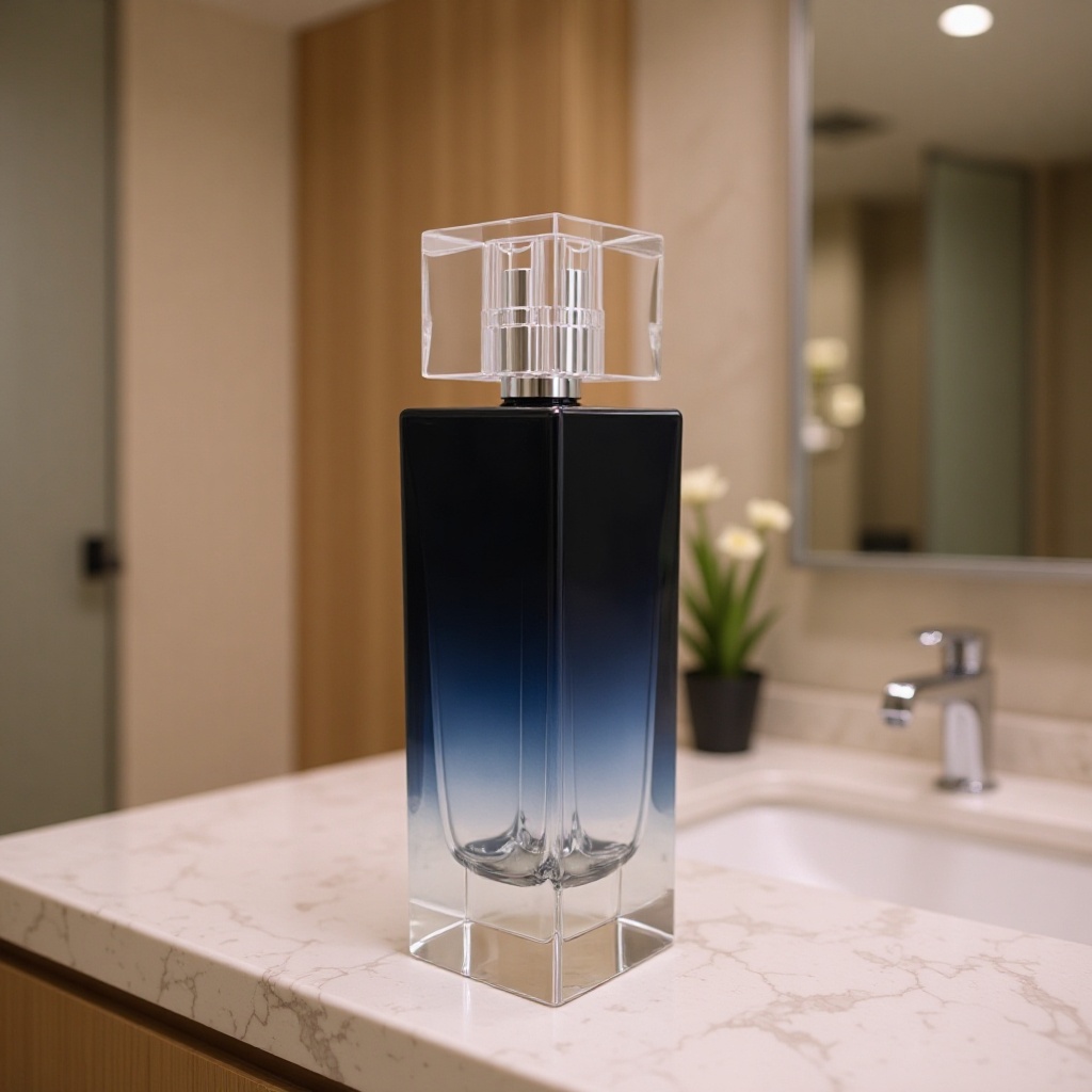供应现货香水瓶四方形100ml厚底喷雾瓶抛光玻璃瓶空瓶子化妆品瓶