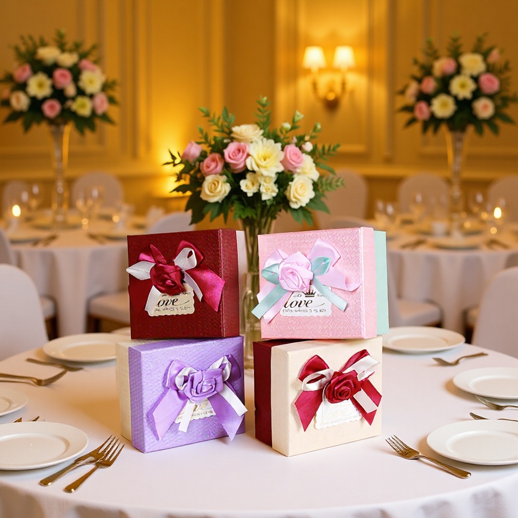 小方盒蝴蝶结中式结新款精装糖果盒天地盖喜糖礼品盒情侣送礼礼盒