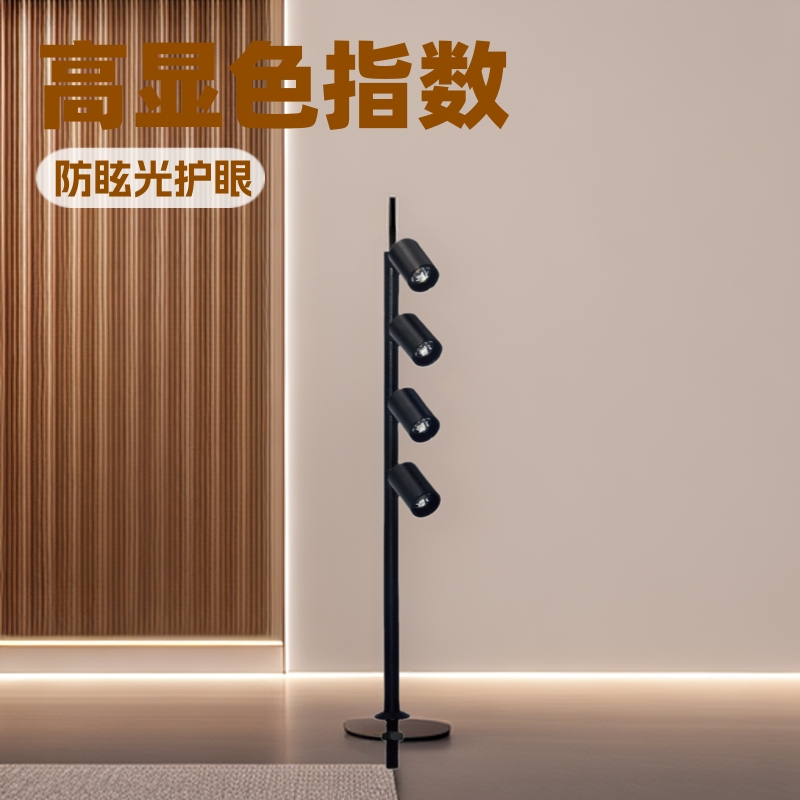 Jewelry Cabinet Led Pole Light Multi-Head Pole Light Counter Display Cabinet Spotlight Pillar Light Dimmable Super Bright