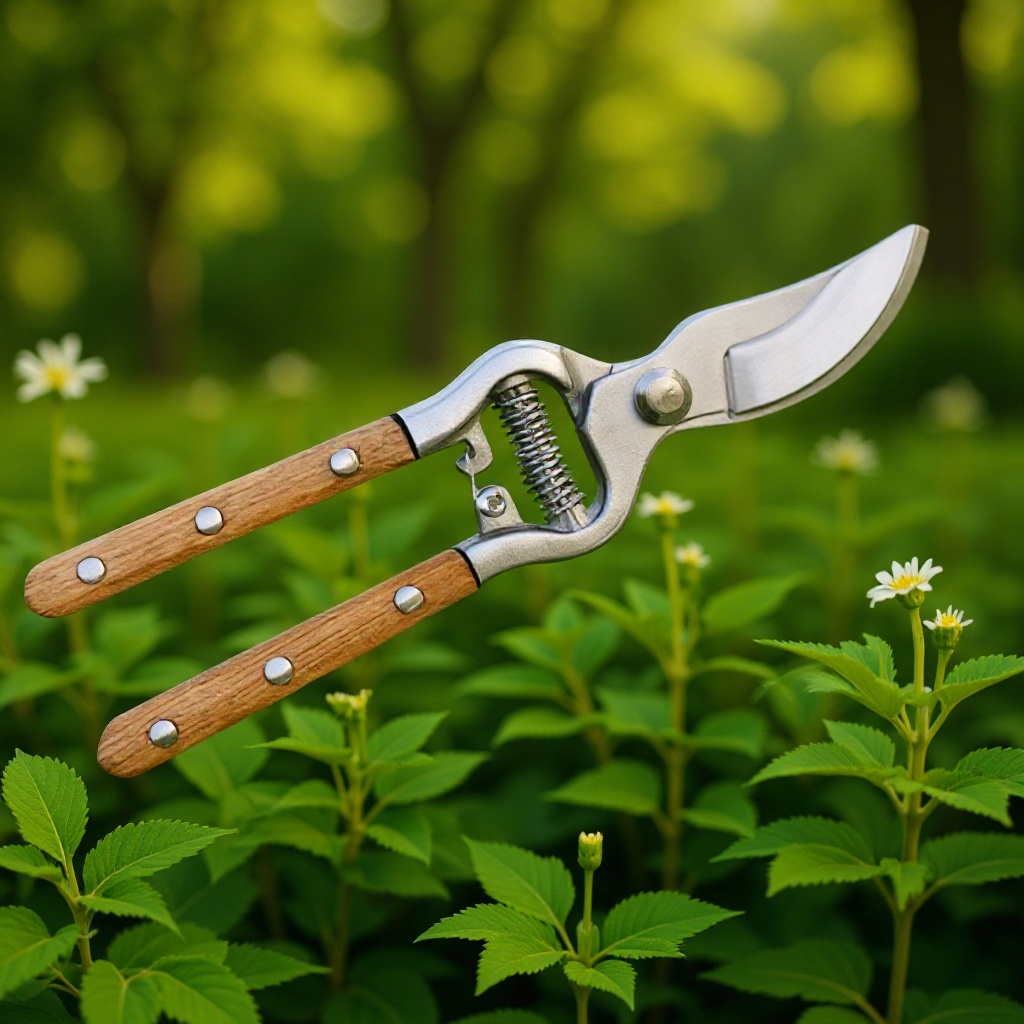 德国日本进口技术水曲柳木柄修枝剪花艺园林果树修剪树枝修花剪刀