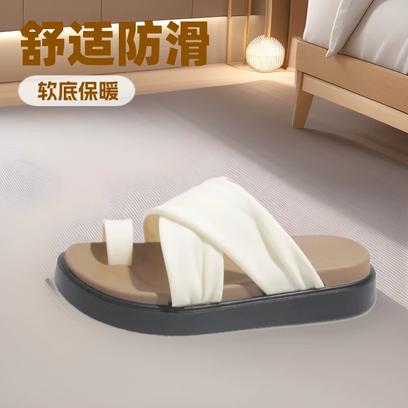 Summer slippers platform, beach footwear, fashionable universal non-slip sandals, internet celebrity, soft sole