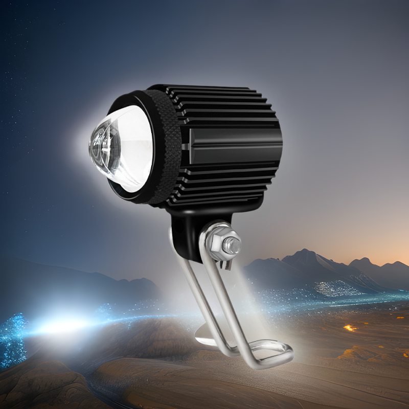 Electric Motorcycle Led Spotlight, Three-Wheeled Battery Vehicle Modification, External Foldable Driving Assistant Headlight, 12V Aviation Aluminum Material