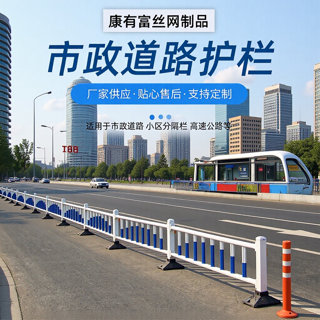 市政道路护栏 马路中央道路分流护栏城市公路交通人行道防撞围栏
