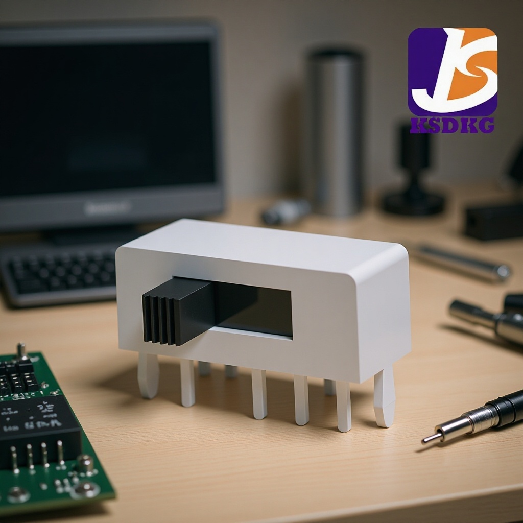 直供拨动开关3档单排 小型3位滑动开关侧插 侧拨三档拨动开关四脚