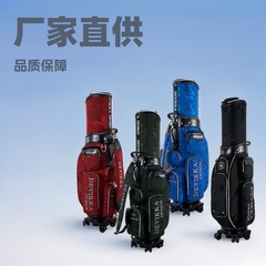 スポットゴルフバッグはクラブの全セットを入れることができます。