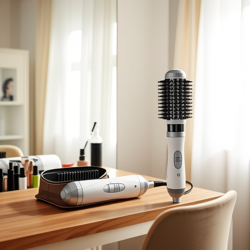 Cross-border Hot Selling Hair Brush Hair Straightener Hair Blowing Comb High Power Hot and Cold Air Household Hair Dryer Hair Curling Comb