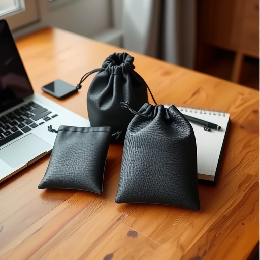 压印pu袋柔文pu皮革保护袋防水束口袋耳机收纳袋pu袋便携斜挎