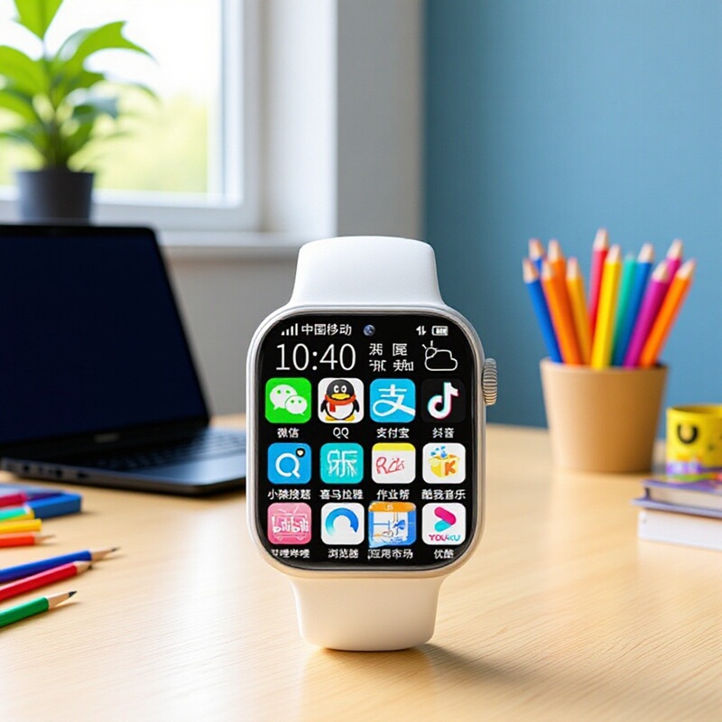 New Model of All-Network Smart Children's Phone Watch, Huaqiangbei Bracelet, Cross-Border Sports Band, Camera, Photo-Taking, for Girls