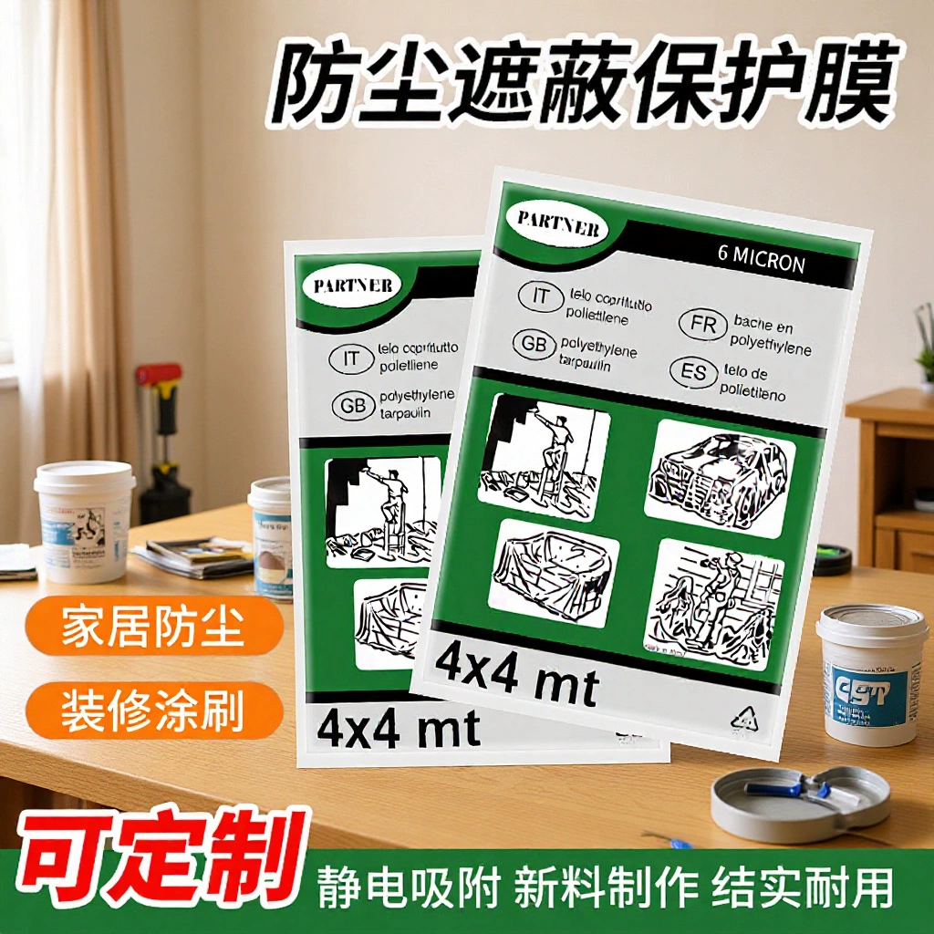 Пленка для защиты мебели от краски, пыли и влаги, для домашнего декора.