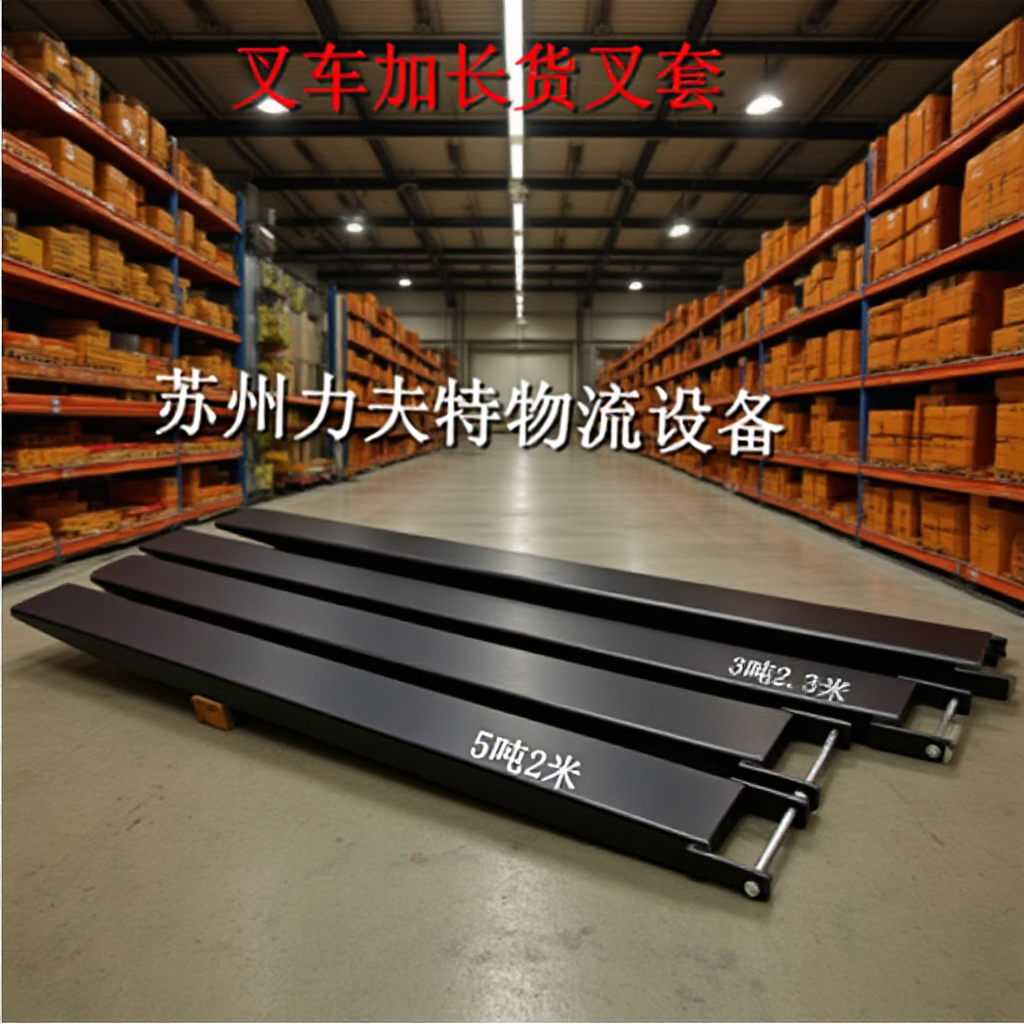 叉车加长臂3吨电动手动延长货叉套1.5吨2吨配件铁鞋批发搬运车