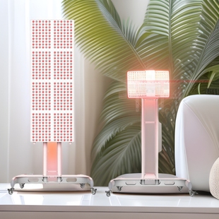Zhongzhi Valley Cross-Border 1500 Watt Intelligent Dimming Red Light Infrared Gym Led Floor-Standing Full-Body Red Light Physiotherapy Lamp