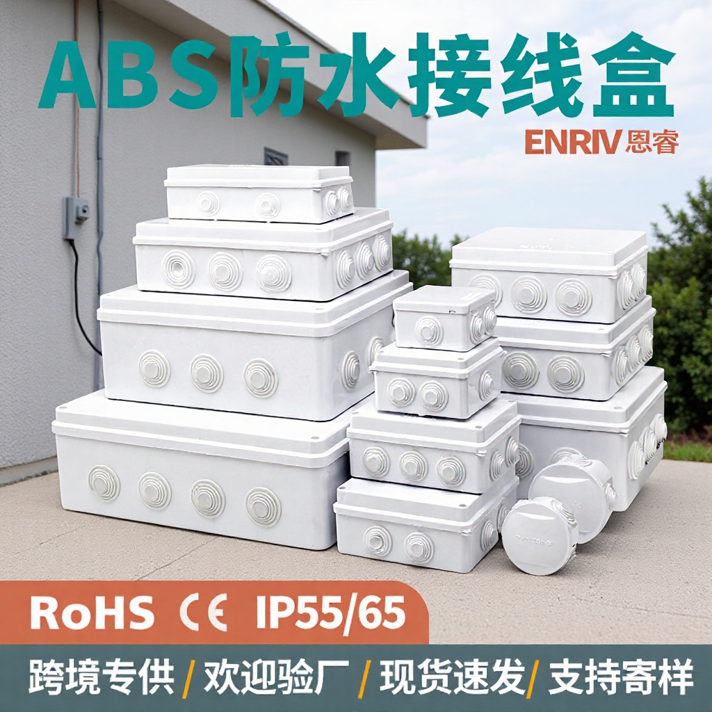 ABS防水接线盒200*155*80mm端子盒IP65分线盒防水接线盒巨大号