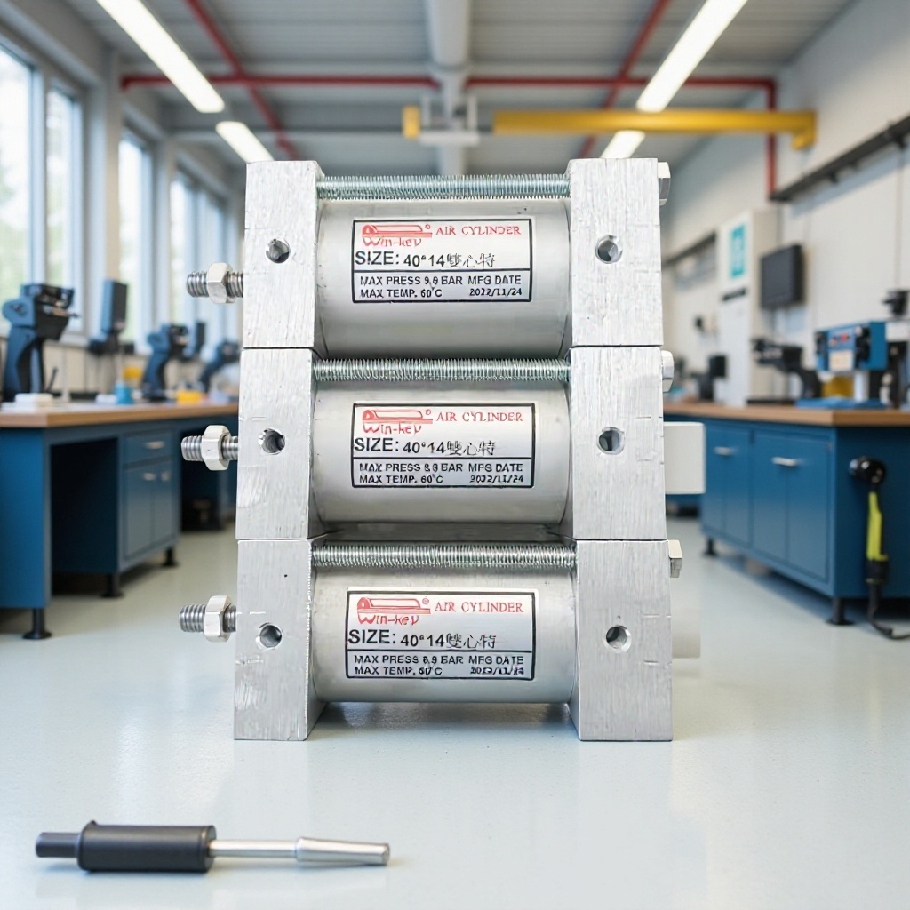直供授权台湾元基win-key40*14双心J63-8CA  4CA气缸