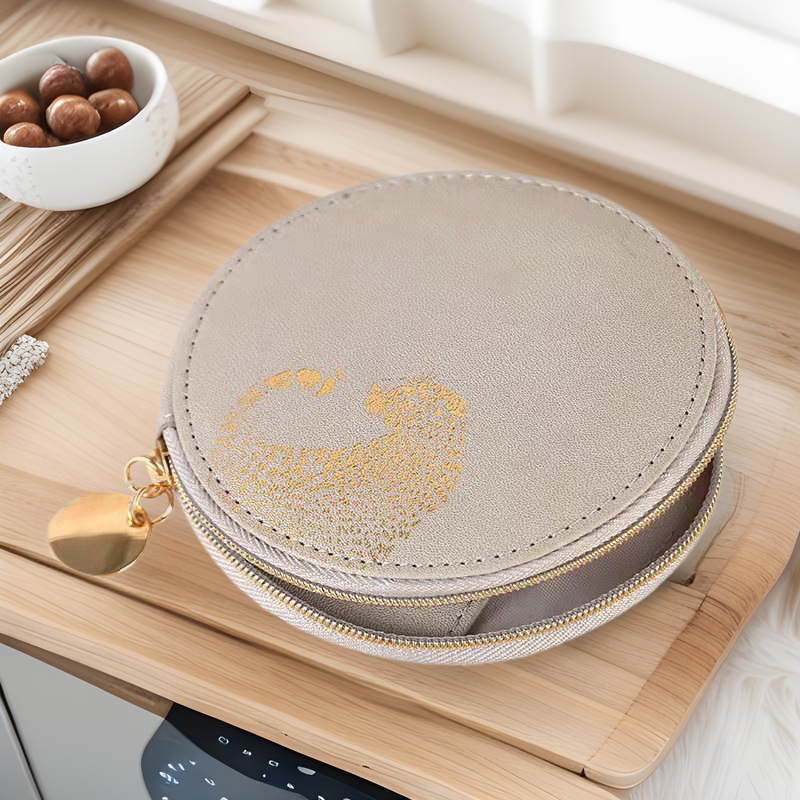 Cross-border new round cake bag Net Red fashion ladies hand bag travel home coin purse factory wholesale