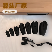 源头厂家供应6~22mm塑料宠物套索扣圆桶牵引绳套管狗绳套束扣配件