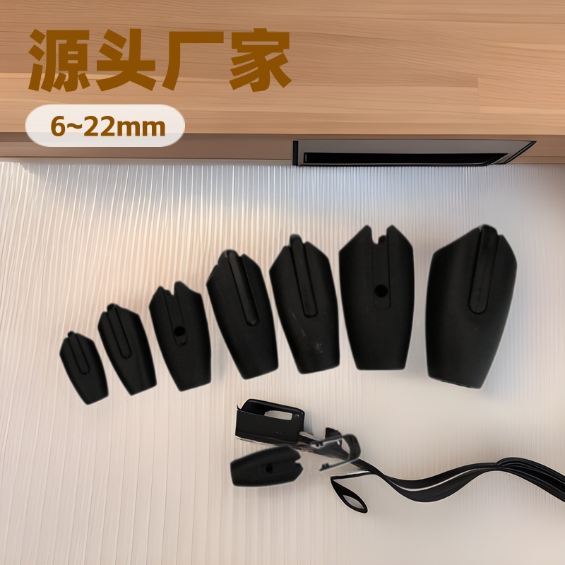 源头厂家供应6~22mm塑料宠物套索扣圆桶牵引绳套管狗绳套束扣配件