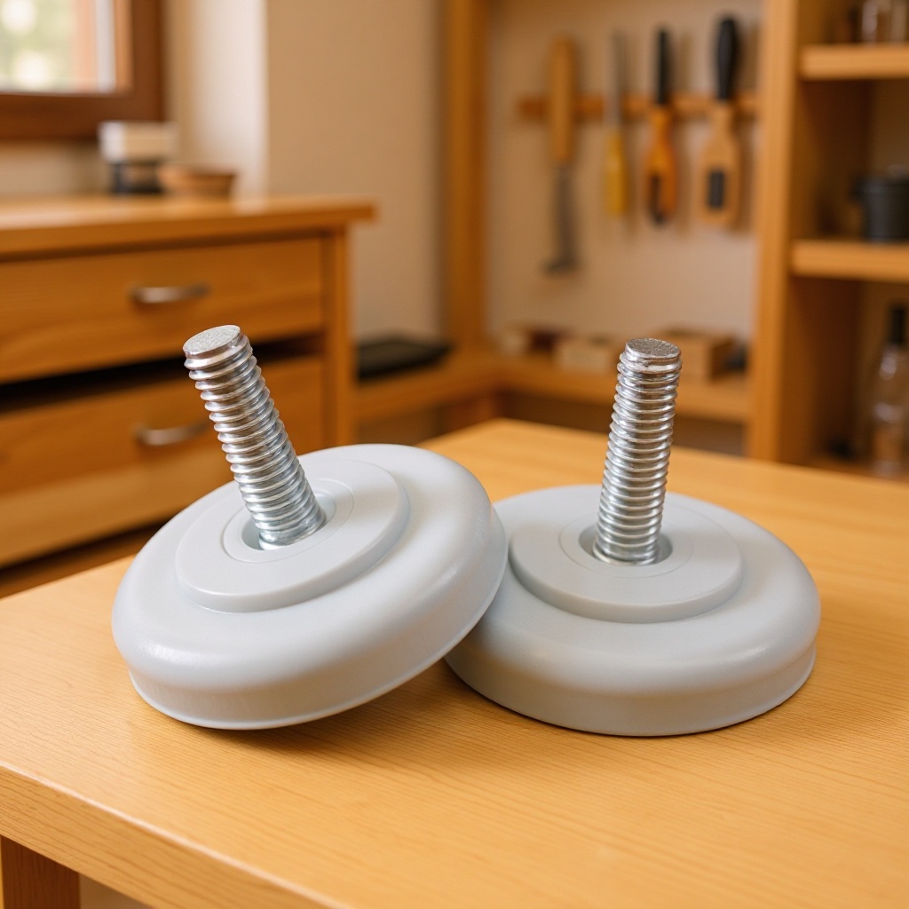 东莞厂家热卖30mm-m5环保PP白色塑料调整脚塑胶调节脚垫 可调地脚