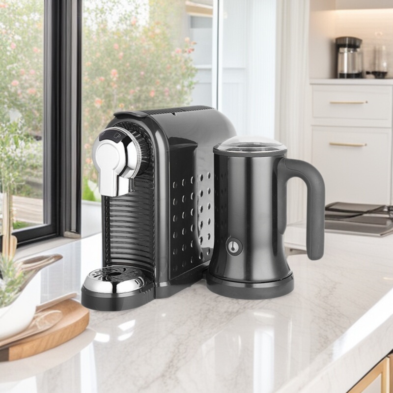 Capsule Coffee Machine with Milk Frother Factory Wholesale Foreign Trade Fully Automatic Concentrated Capsule Coffee Machine Manufacturer