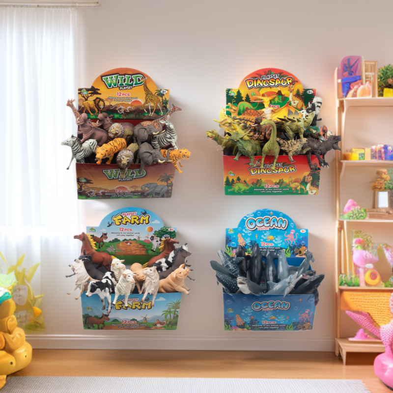 Cross-border animal model Jurassic dinosaur wild farm undersea creature dinosaur shark toy