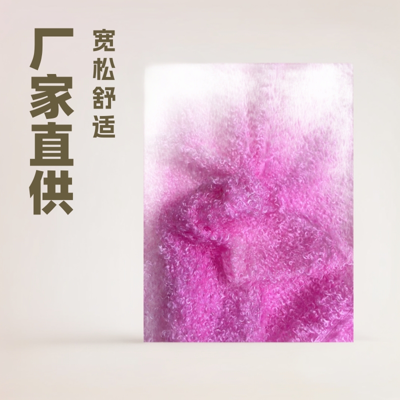厂家现货羊圈绒320克面料，服装玩具绒布面料毛绒布玩偶抱枕