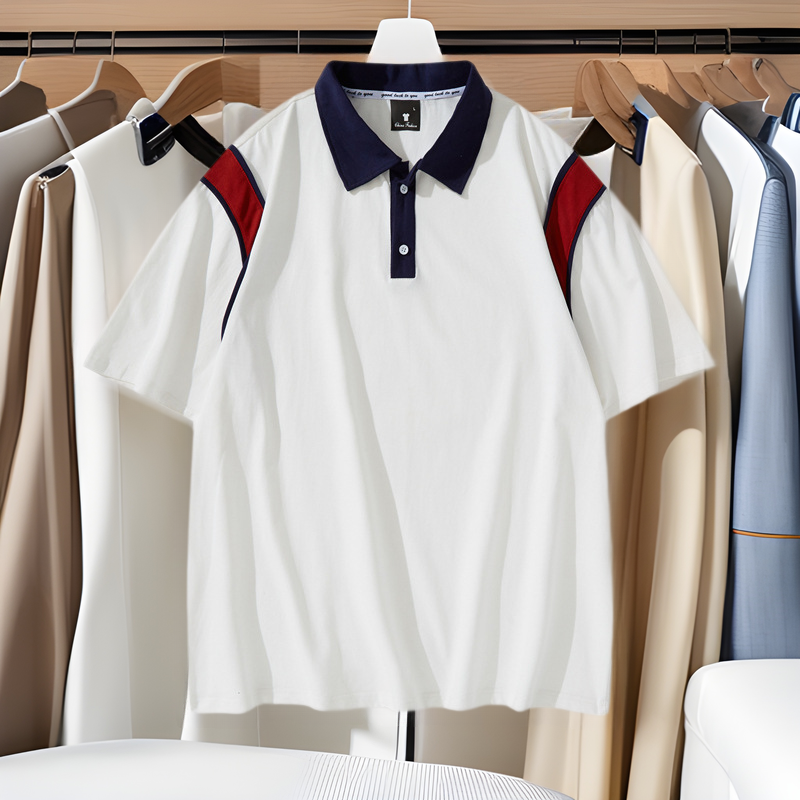 School Uniform Manufacturers Wholesale Ready-Made Summer Polo Short-Sleeved Tops for Primary and Secondary School Students with Embroidered Logos